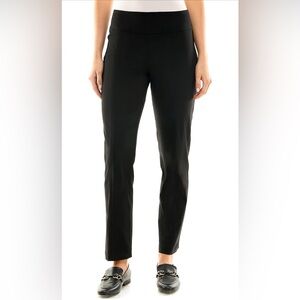 Zac & Rachel Women's Millennium Fabric - Slim Leg Pull-On Pant